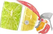 [WOSHJIUK] Working Hat 2 Pack Scrub Caps for Women,Orange Pink Grape Fruit Lime Lemon,Tie Back Cap Adjustable Scrub Hat