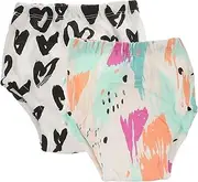 LOLIPPYY 2Pcs Training Pants Reusable Washable Pants for Comfortable Cotton for Potty Training and Swimming Heart Dream
