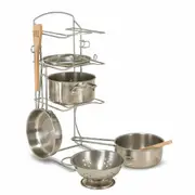 Melissa & Doug - Stainless Steel Pots and Pans Set