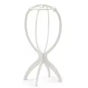 White Wig Hair Tool Display Holder Folding Hat Cap Stand Stable