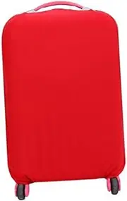 [LRXIYODE] Elastic Trolley Case Cover Dustproof Luggage Protector for Suitcases High Elasticity Easy Access Handles Red Travel