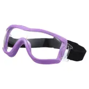 Safety Glasses, Anti-Fog Protective Work Goggles for Industrial Lab, Purple