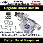 Turbo Pros Billet Turbo+Genuine Oil Feed Pipe For Mitsubishi Triton MR 4N15 2.4L (for: Mitsubishi)