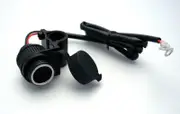 Bihr Cigarette Lighter Plug w/ Handle Bar Mounting System 12V