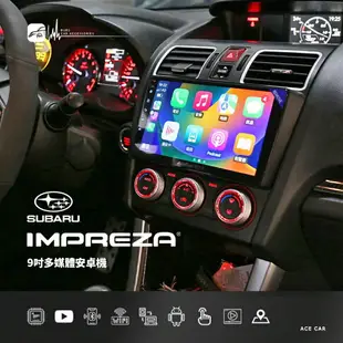 M1A 速霸陸 Impreza 9吋多媒體導航安卓機 Play商店 APP下載 八核心 WIFI KD-V904