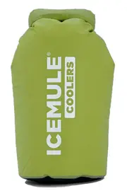 IceMule Classic 10L Small Waterproof Backpack Cooler Bag - Olive Green
