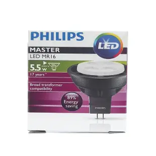 【Philips 飛利浦】4入 LED 5.5W 2700K 黃光 24D 12V MR16 杯燈 _ PH520181