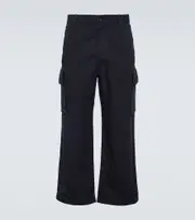 [Comme des Garcons Homme] Comme des Garçons Homme Cotton and linen cargo pants UK 34 blue