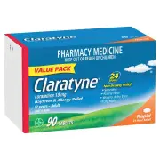 Claratyne Hayfever Allergy Relief Antihistamine Tab X 90