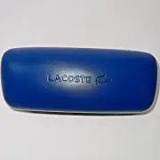 LACOSTE Sunglasses/Eyeglasses Hard Clamshell Case Blue
