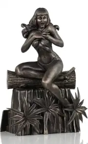 New! Bettie Page BRONZE Statue Dynamite New Sealed Terry Dodson Dave Stevens