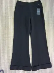 GIORGIO ARMANI Silk Women'S Trouser NEW HAP06T-0A101-999 $1125 Black SIZE34