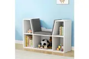Keezi Kids Bookshelf Bookcase Toys Box Shelves Storage Cabinet Container Children Organiser