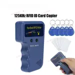 TW現貨㊦125KHZ RFID 讀卡器複印機鑰匙寫入器編程器軟件克隆器手持式複印機 ID 標籤