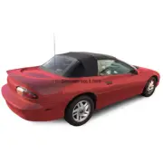 Chevy Camaro / Pontiac Firebird Convertible Soft Top, 1994-02, Black Sailcloth