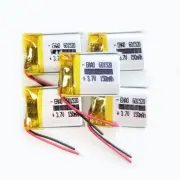 5 x 3.7V 150mAh LiPo Rechargeable Battery For Bluetooth Headphone VR Lock 601520