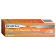 Chemists' Own Effervescent Electrolyte Tablets Orange 20 Pack