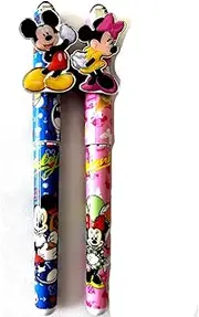 Mickey & Minnie Mouse Sports Celebration Pink & Blue 2PCS Pen Set