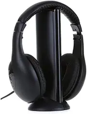 Headsets with Microphone Headset Wireless Headset Stereo Headset (Color : Black)