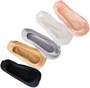 [Healeved] Women No Show Socks Lightweight Cotton Invisible Low Cut Ankle Socks for Sneakers Flats Breathable Non Slip Summer Socks Nude Grey