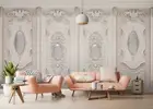 3D Europe Relief Wallpaper Wall Mural Removable Self-adhesive 380