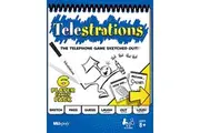 USAopoly Telestrations Original 6 Player Family Board Game A Fun Family Game for Kids and Adults Family Game Night Just Got Better The Telephone Game Sketched Out