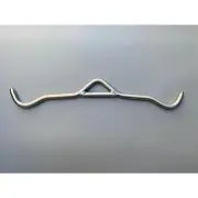 2PC Butchers Hunters Ex Large Gambrel Hook 450MM 13MM Steel 18" Meat Hook