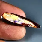 10.82 ct Incredible Fancy (34 x 9 mm) Multi Australian Koroit Boulder Opal