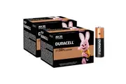 2x 20pc Duracell Coppertop AA Size Alkaline Battery Single Use Batteries