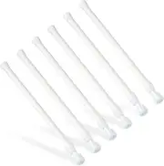 6Pcs Tension Rod, 30-50Cm Tension Rods Curtains, No Drilling Rustproof Spring A