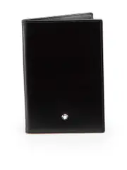 Black Leather Passport Cover