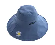 C51 Ladies Little Daisy Fisherman Hat Summer Sun Hat Double-sided Breathable Sun Hat Cloth Hat Holiday Travel Hat Fishing Hat