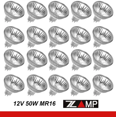 BULK 12V 50W MR16 GU5.3 GX5.3 Halogen Light Lamp Globes Bulbs Dimmable - ZLAMP