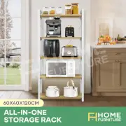 Microwave Oven Storage Shelf Stand Cabinet Holder Pantry Kitchen Bakers Rack