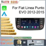 For Fiat Linea Punto EVO 2012-2015 Car Radio Multimedia GPS Navigation Screen 4G