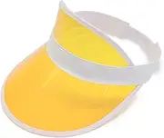 AYNKH Neon Sun Visor Hats Party Accessories Unisex Retro 80s Pub Golf Visor Fancy Dress for Women Men Beach Sports Carnival Bar Party
