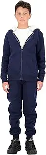 [TONY HAWK] Boys Hoodie and Jogger Set | Fleece Sherpa Lined Hooded Sweatshirt and Sweatpants for kids