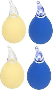 Milisten 4Pcs Nasal Manual Nose Cleaner for Boy Girl Soft and Safe Snot Remover Easy to Use for Newborns Durable Nose Suction Bulb