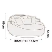 Daybed Cover 163cm Diametre