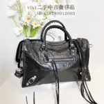 二手現貨 BALENCIAGA 巴黎世家 機車包 CLASSIC CITY S 銀釦 30CM 431621