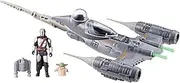 Star Wars Epic Hero Series The Mandalorian's N-1 Starfighter Ship, 4-Inch Scale Grogu & Mandalorian Action Figures, Toys for Boys & Girls Ages 4+