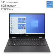 HP Pavilion x360 14-DW1025NR 2-in-1 Laptop Core i5 8G 256GB SSD 14 Touchscreen