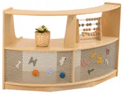 Jooyes Modular Curved 2 Tier Storage Shelf