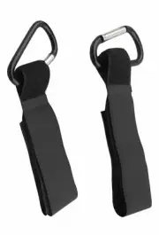 2x Black Carabiners Clips Hooks for ZOE Baby Strollers Hang Shop Diaper Bags NEW