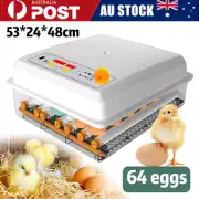 24 Egg Incubator Fully Automatic Digital Turning Chicken Duck Eggs Poultry