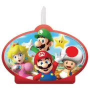 Super Mario Brothers Birthday Cake Candle 11cm Topper Kids Party Decorations