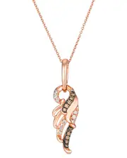 Le Vian Angel Wing 14K Rose Gold 0.20 ct. tw. Diamond Pendant