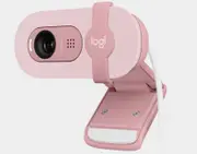 Logitech Brio 100 Full HD 1080p webcam with auto-light balance, integrated privacy shutter, and built-in mic