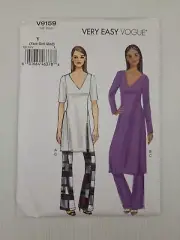 Vogue Sewing Pattern 9159 V9159 Misses Tunic Dress Pants Size XS-M 4-14 NEW