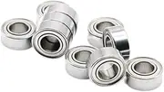 2Pcs 5x10x4 mm SMR105ZZ ABEC-9 Stainless Steel Bearings for Fishing Reel Reel Handles Bearing(SMR117 7X11X2.5 Open)